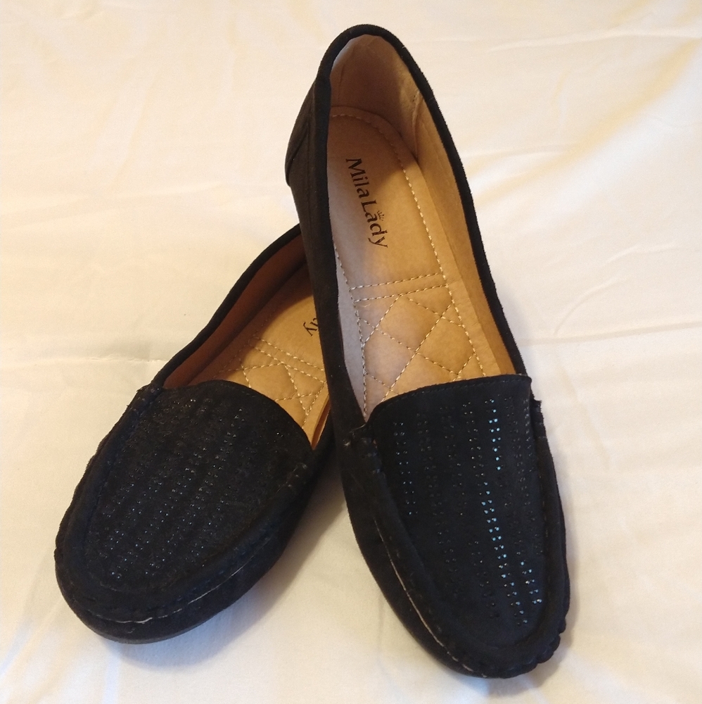 Mila Lady | Suede Boat Shoes